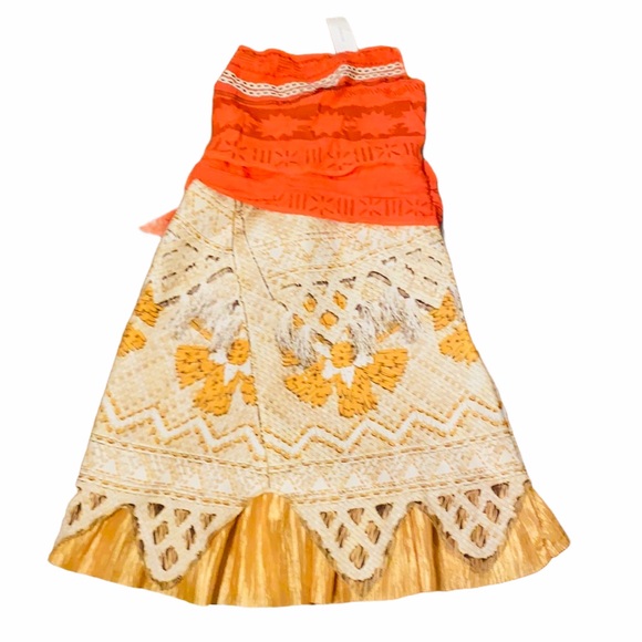 Disney Princess Moana Classic Dress size 7/8 - Picture 2 of 9